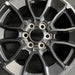 20" SEQUOIA 24 20x8 6 Y spoke black TRD off- Original OEM Wheel Rim - Angle View