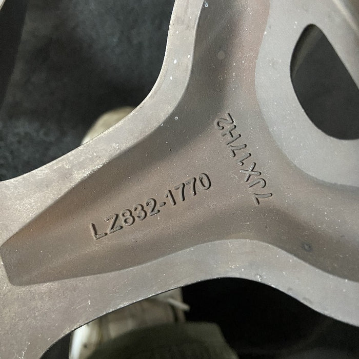17" FIAT 500 14-15 4 Dr 17x7 alloy 7 spoke Y spoke design machined finish Original OEM Wheel Rim