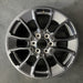 20" SEQUOIA 24 20x8 6 Y spoke black TRD off- Original OEM Wheel Rim - Front View