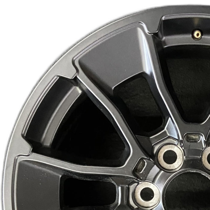 20" SEQUOIA 24 20x8 6 Y spoke black TRD off- Original OEM Wheel Rim - Angle View