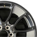 20" SEQUOIA 24 20x8 6 Y spoke black TRD off- Original OEM Wheel Rim - Side Profile