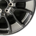 20" SEQUOIA 24 20x8 6 Y spoke black TRD off- Original OEM Wheel Rim - Close-Up Detail