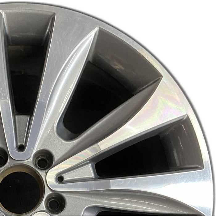 20" MERCEDES GL-CLASS 13-15 166 Type; GL350 20x8.5 10 spoke carved spokes - Side Profile