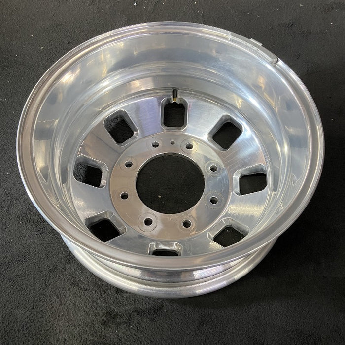 18" SIERRA 3500 PICKUP 24 DRW 18x6.5 rear outer Original OEM Wheel Rim - View 8