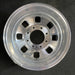 18" SIERRA 3500 PICKUP 24 DRW 18x6.5 rear outer Original OEM Wheel Rim - Front View