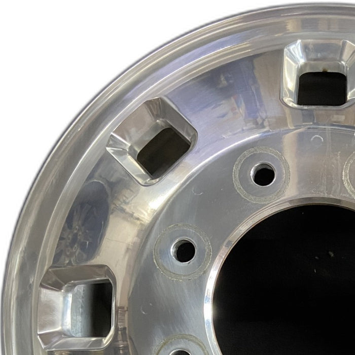 18" SIERRA 3500 PICKUP 24 DRW 18x6.5 frt Original OEM Wheel Rim - Angle View
