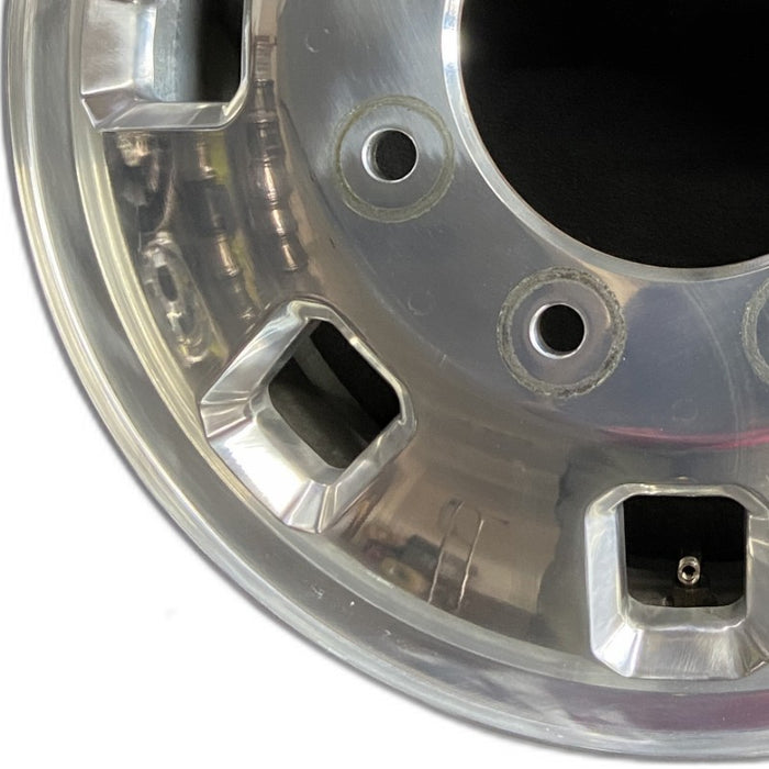 18" SIERRA 3500 PICKUP 24 DRW 18x6.5 frt Original OEM Wheel Rim - Back View