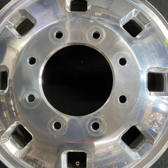 18" SIERRA 3500 PICKUP 24 DRW 18x6.5 frt Original OEM Wheel Rim - Angle View