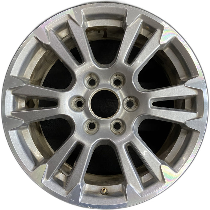 18" FORD F150 PICKUP 15-17 18x7.5, aluminum, 12 spoke Original OEM Wheel Rim - Front View