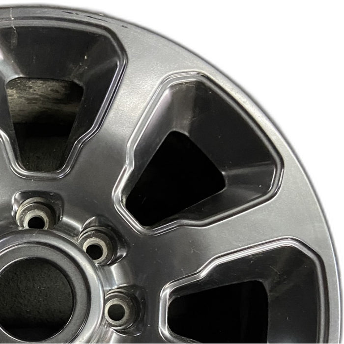 20" DODGE 2500 PICKUP 19-23 20x8 8 spoke polished w/ pockets brown pockets opt - Side Profile