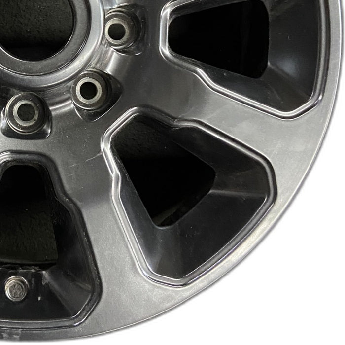 20" DODGE 2500 PICKUP 19-23 20x8 8 spoke polished w/ pockets brown pockets opt - Close-Up Detail
