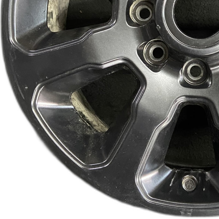 20" DODGE 2500 PICKUP 19-23 20x8 8 spoke polished w/ pockets brown pockets opt - Back View
