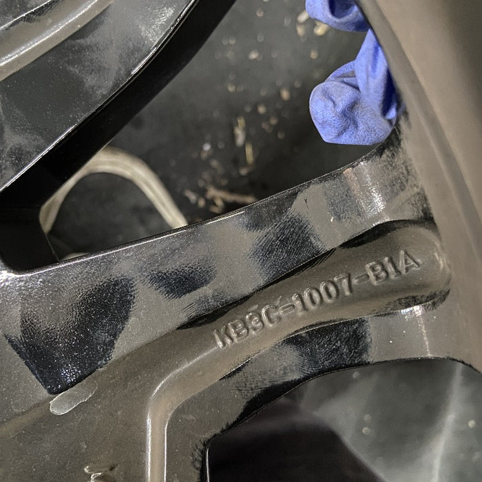 18" RANGER 19 18x8 aluminum 6 spoke machined face with pockets center in gray V spoke Original OEM Wheel Rim