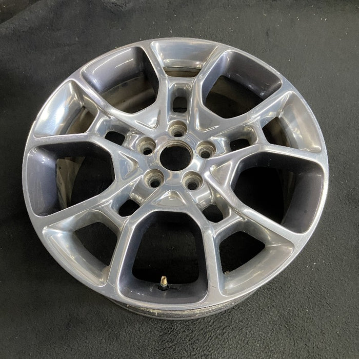 19" CHARGER 15-16 19x7.5 10 spoke polished aluminum pockets Original OEM Wheel Rim