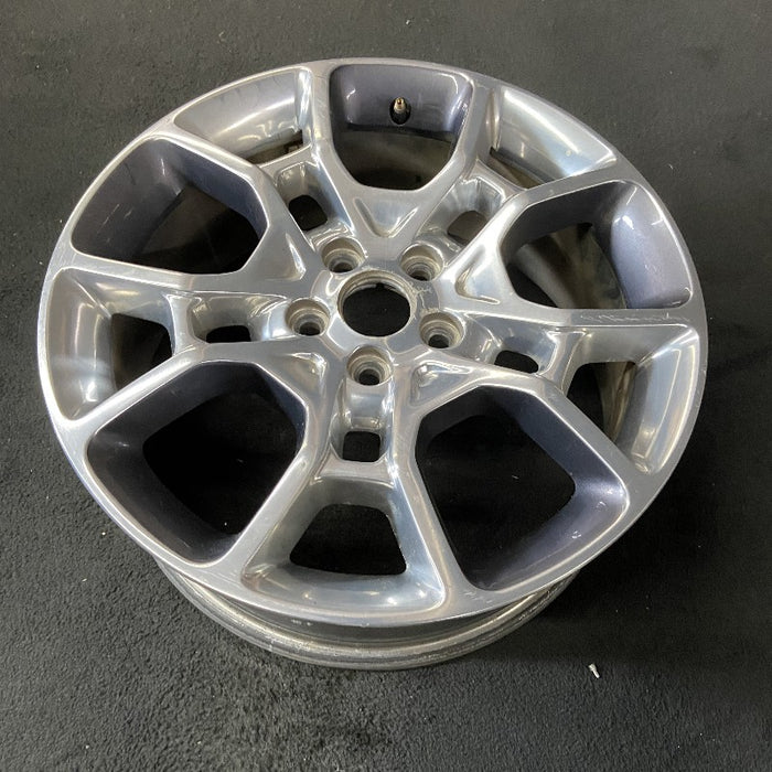 19" CHARGER 15-16 19x7.5 10 spoke polished aluminum pockets Original OEM Wheel Rim