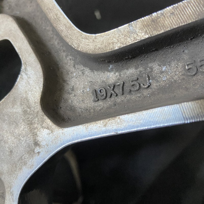 19" CHARGER 15-16 19x7.5 10 spoke polished aluminum pockets Original OEM Wheel Rim