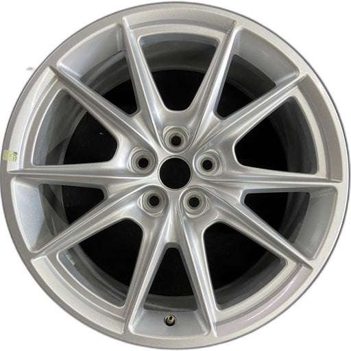 19" MUSTANG 24 19x8.5 5 spoke V spoke Original OEM Wheel Rim - Front View