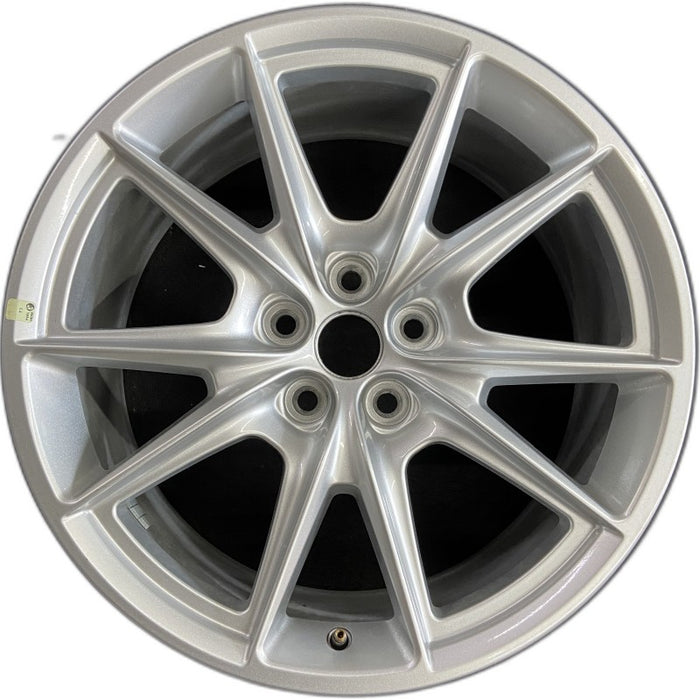 19" MUSTANG 24 19x8.5 5 spoke V spoke Original OEM Wheel Rim - Front View