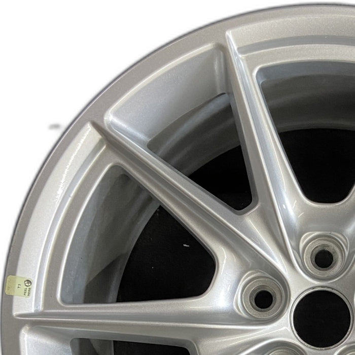 19" MUSTANG 24 19x8.5 5 spoke V spoke Original OEM Wheel Rim - Angle View
