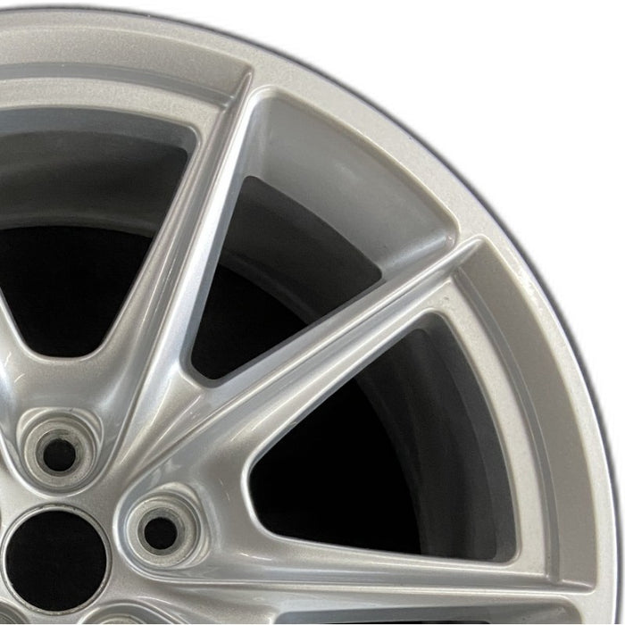 19" MUSTANG 24 19x8.5 5 spoke V spoke Original OEM Wheel Rim - Side Profile