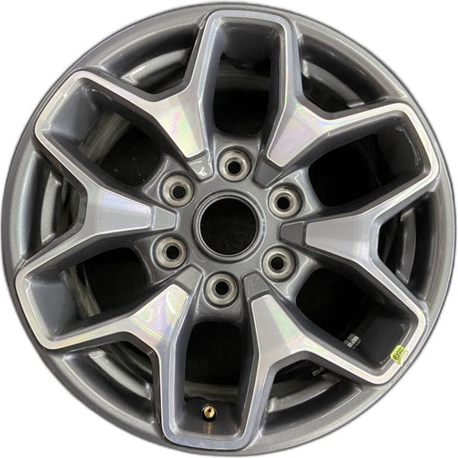 17" BRONCO 21-22 17x8 6 spoke double spoke Original OEM Wheel Rim - Front View
