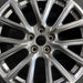 20" XT4 19-20 20x8.5 7 Y spoke black metallic opt SHL Original OEM Wheel Rim - Angle View