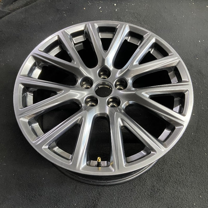 20" XT4 19-20 20x8.5 7 Y spoke black metallic opt SHL Original OEM Wheel Rim - View 7