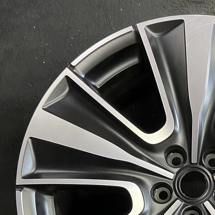 22" RANGE ROVER 22 22x9.5 5 spoke Original OEM Wheel Rim - Side Profile