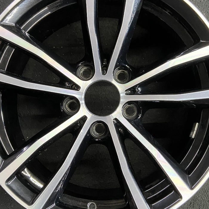 17" BMW 230i 20 17x7.5 5 spoke double spoke narrow spoke black Original OEM Wheel Rim