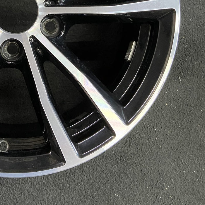 17" BMW 230i 20 17x7.5 5 spoke double spoke narrow spoke black Original OEM Wheel Rim