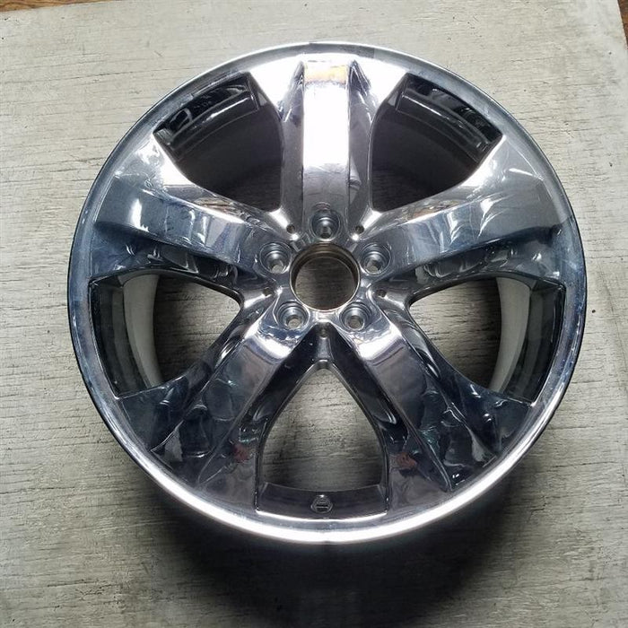19" MERCEDES GL-CLASS 09 164 Type; GL320 19x8.5 5 spoke Original OEM Wheel Rim - Front View