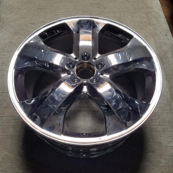 19" MERCEDES GL-CLASS 09 164 Type; GL320 19x8.5 5 spoke Original OEM Wheel Rim - View 7