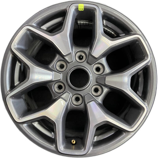17" BRONCO 21-22 17x8 6 spoke double spoke Original OEM Wheel Rim - Front View