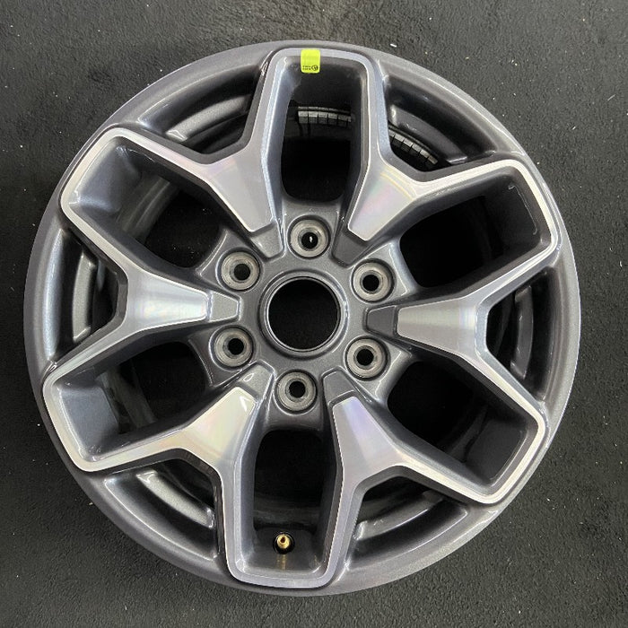 17" BRONCO 21-22 17x8 6 spoke double spoke Original OEM Wheel Rim - Front View