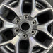 17" BRONCO 21-22 17x8 6 spoke double spoke Original OEM Wheel Rim - Angle View