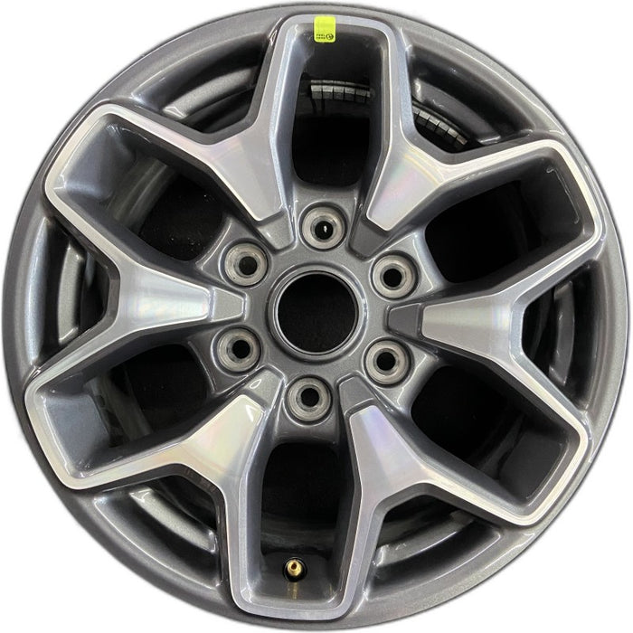 17" BRONCO 21-22 17x8 6 spoke double spoke Original OEM Wheel Rim - Front View