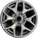 17" BRONCO 21-22 17x8 6 spoke double spoke Original OEM Wheel Rim - Front View