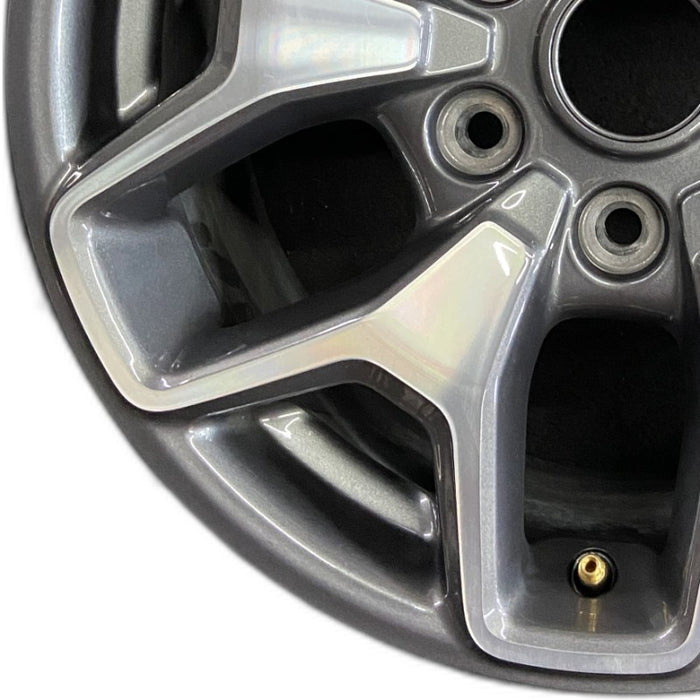 17" BRONCO 21-22 17x8 6 spoke double spoke Original OEM Wheel Rim - Back View