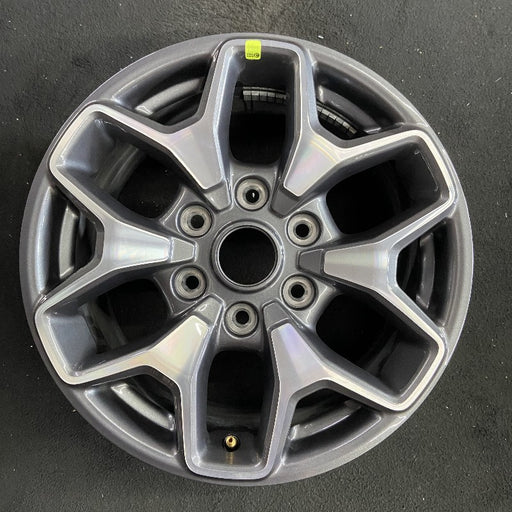17" BRONCO 21-22 17x8 6 spoke double spoke Original OEM Wheel Rim - Front View