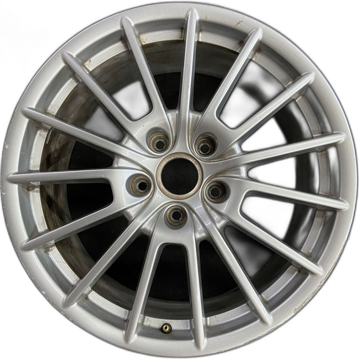 20" PORSCHE PANAMERA 10-16 , 20x9.5, 15 spoke, magnesium finish Original OEM - Front View