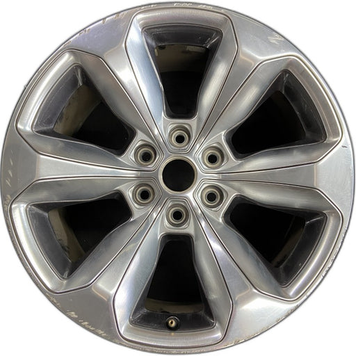 20" DODGE 1500 PICKUP 19 6 lug 20x9 6 spoke solid spoke opt WRR partial chrome - Front View