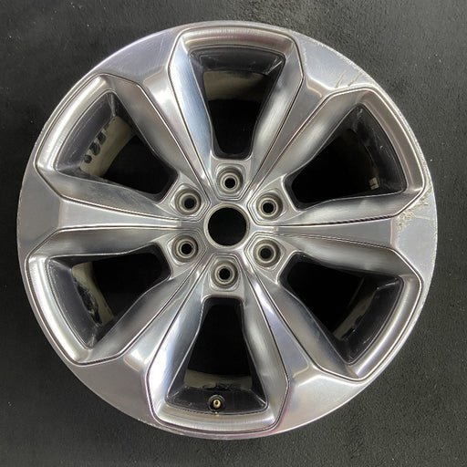 20" DODGE 1500 PICKUP 19 6 lug 20x9 6 spoke solid spoke opt WRR partial chrome - Front View
