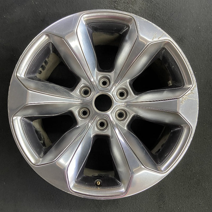 20" DODGE 1500 PICKUP 19 6 lug 20x9 6 spoke solid spoke opt WRR partial chrome - Front View