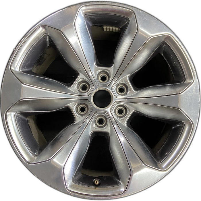 20" DODGE 1500 PICKUP 19 6 lug 20x9 6 spoke solid spoke opt WRR partial chrome - Front View