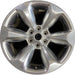 20" DODGE 1500 PICKUP 19 6 lug 20x9 6 spoke solid spoke opt WRR partial chrome - Front View