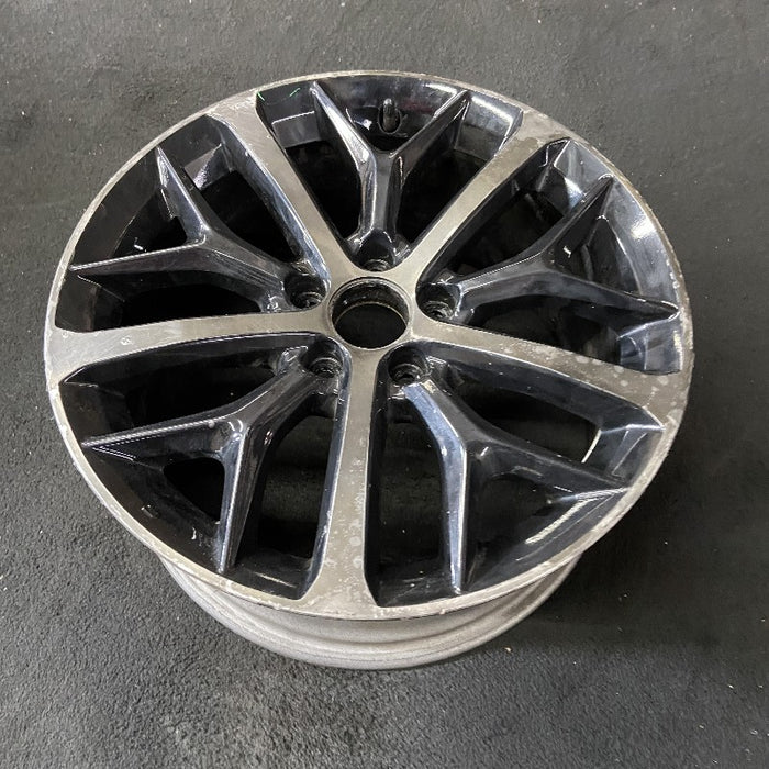 18" ACURA CIVIC 20-21 18x8 alloy w/o outer red accent; Y spoke design w/machined face Sport hatchback Original OEM Wheel Rim