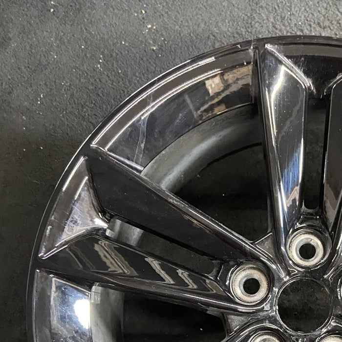 18" MUSTANG 24 18x8.5 5 split spoke Original OEM Wheel Rim - Side Profile