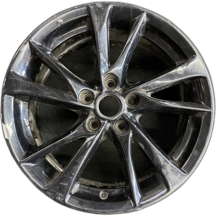 17" INFINITI Q50 14-15 17x7.5 alloy 5 V spoke alternating spoke width chrome Original OEM Wheel Rim