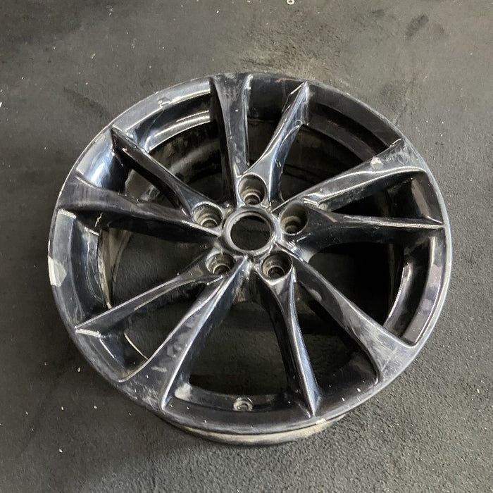 17" INFINITI Q50 14-15 17x7.5 alloy 5 V spoke alternating spoke width chrome Original OEM Wheel Rim