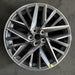 20" TX350 24 20x8 20 spoke black machined Original OEM Wheel Rim - Front View